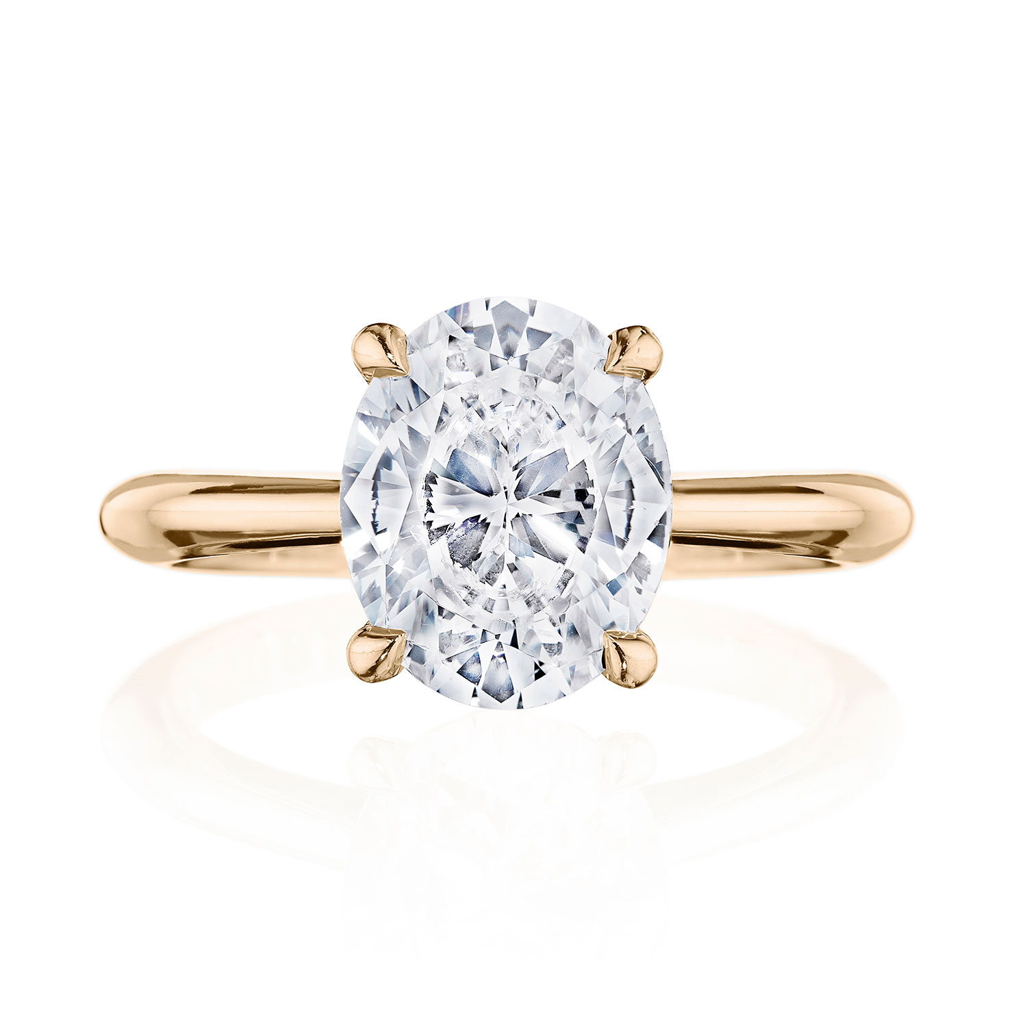 HT2671OV Oval Solitaire Engagement Ring