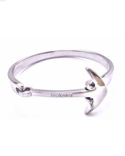 Stainless Steel Bangle w/Anchor
