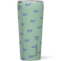 Vineyard Vines Whales Capri Blue Tumbler (24oz)