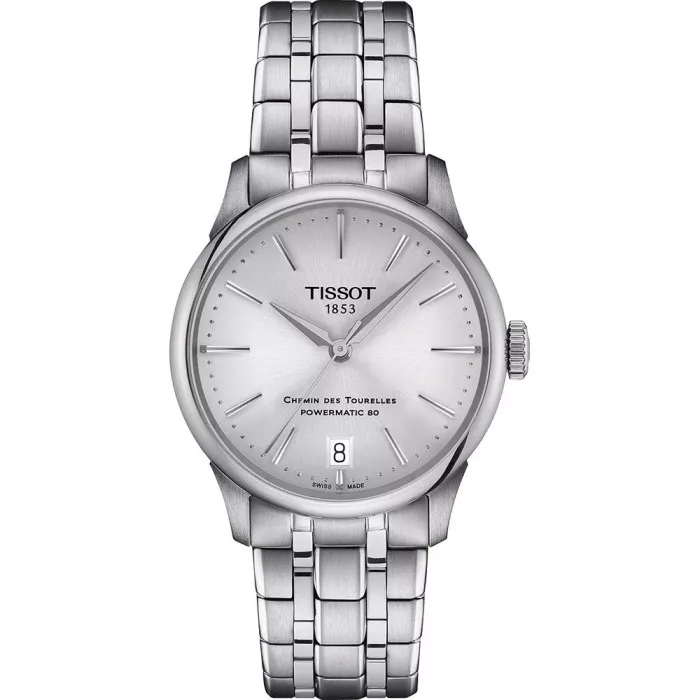 Tissot® Analogue 'T-classic Chemin Des Tourelles Powermatic 80' Women's Watch T1392071103100