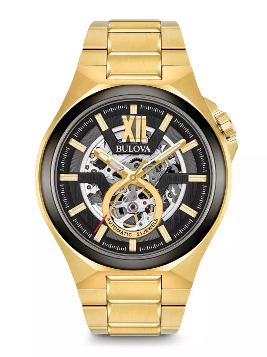 Bulova® Analogue 'Automatic' Men's Watch 98A178