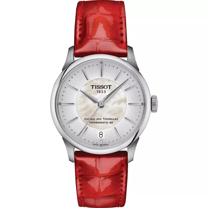 Tissot® Analogue 'T-classic Chemin Des Tourelles Powermatic 80' Women's Watch T1392071611100