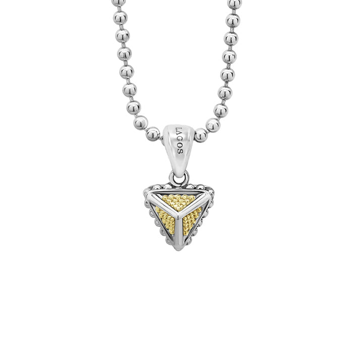 Lagos KSL Caviar Pyramid Pendant Necklace- 07-81150-ML