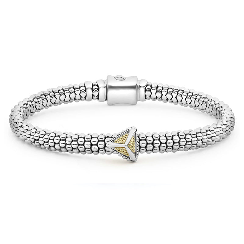 Lagos KSL Single Station Pyramid Caviar Bracelet- 05-81381-7