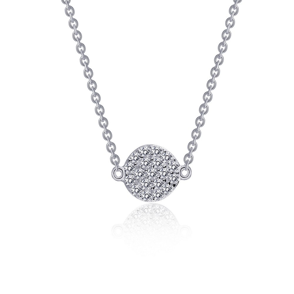 Pave Cluster Necklace
