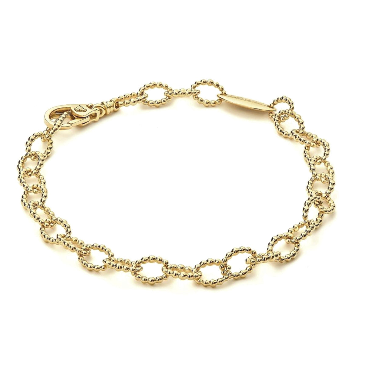 Lagos Caviar Gold Link Bracelet- 05-10232-7