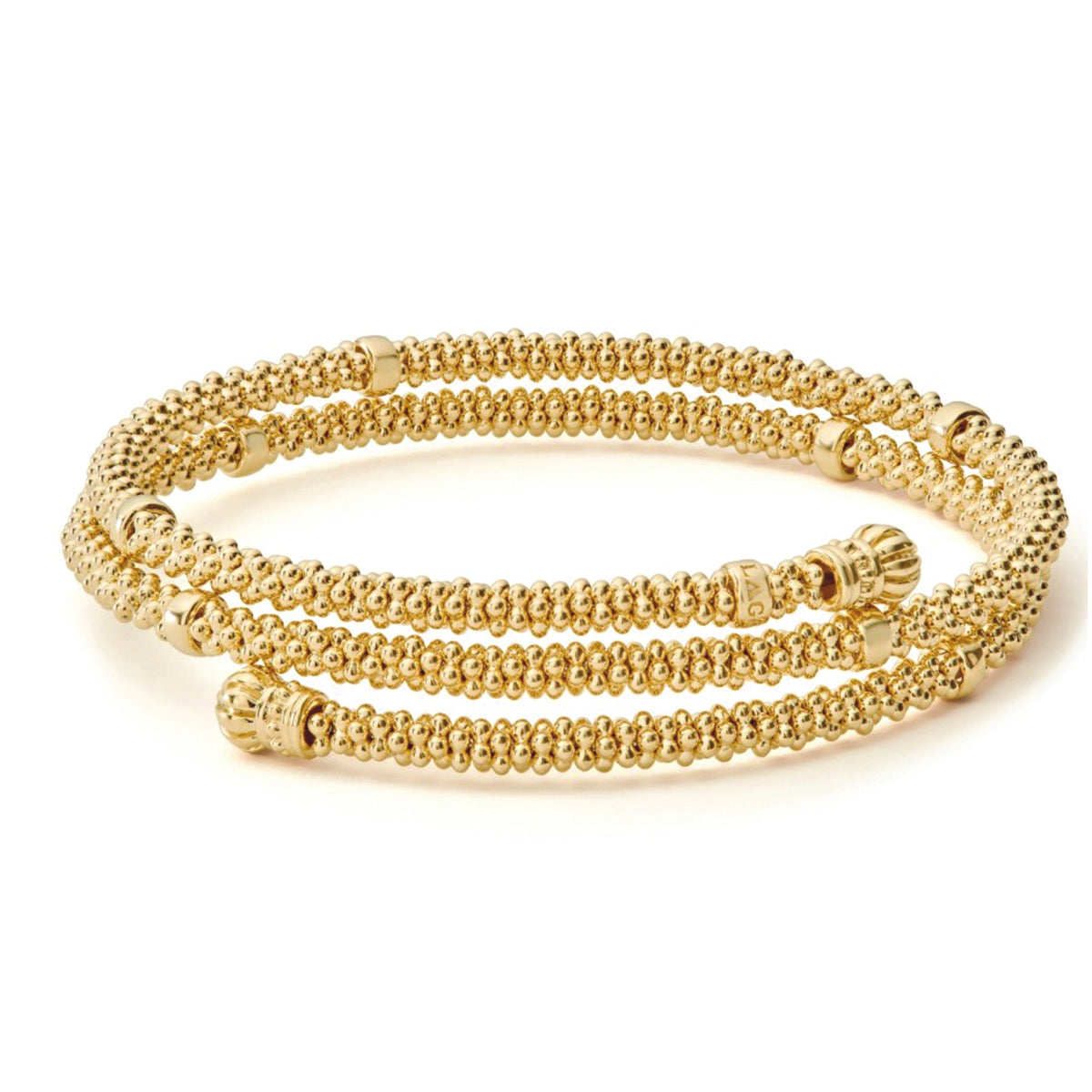 Lagos Caviar Gold Wrap Bracelet- 05-10297-M