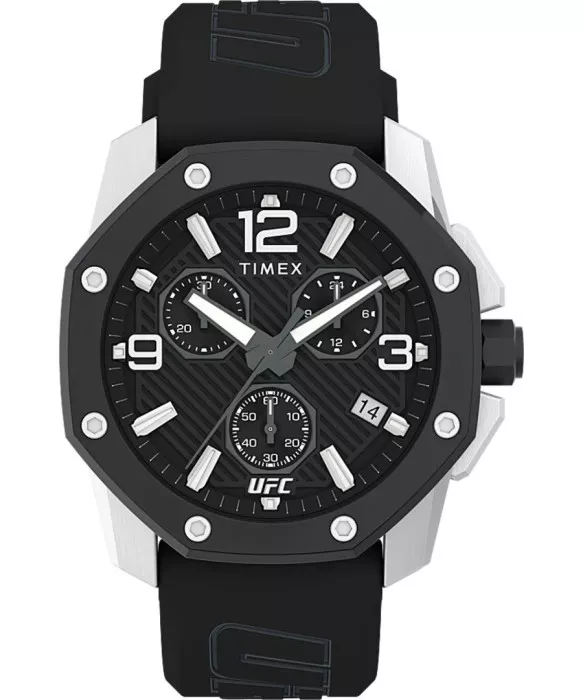 Timex® Chronograph 'Ufc Icon Chronograph Chrono' Men's Watch TW2V58600
