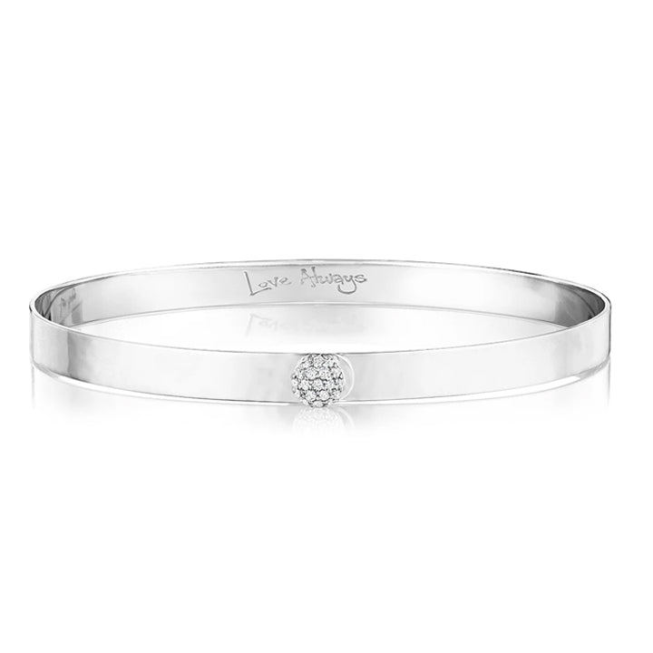 Phillips House 14k White Gold Diamond Infinity Love Always Bracelet - B0125DW