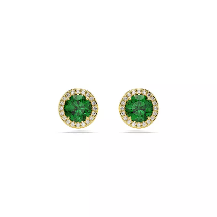 Swarovski® 'Una Angelic' Women's Gold Plated Metal Stud Earrings - Gold 5680562