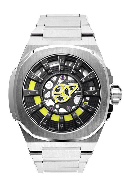 DWISS M3S Automatic SS Black Yellow