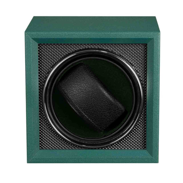 Mainspring Oxford Guardian Single Slot Watch Winder Emerald Green