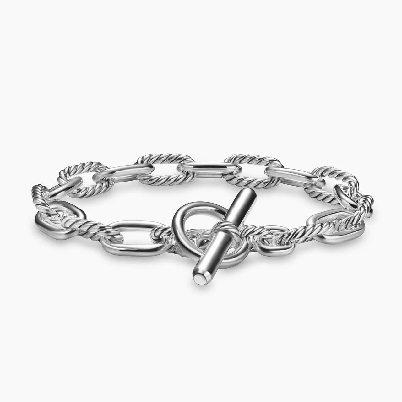 Madison Toggle Chain Bracelet Sterling Silver, 8.5mm