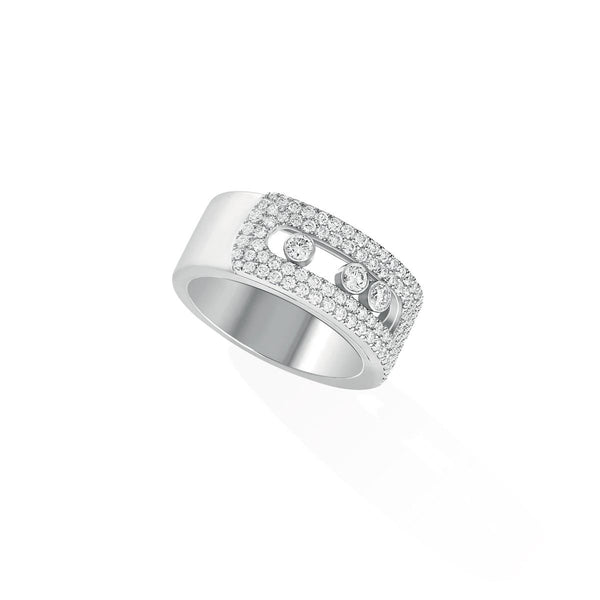 Move Noa GM Pavé RING - White Gold