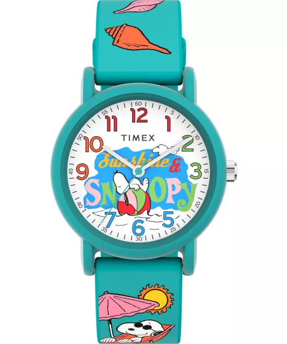 Timex® Analogue 'Peanuts Weekender Color Rush' Child's Watch TW2V78500