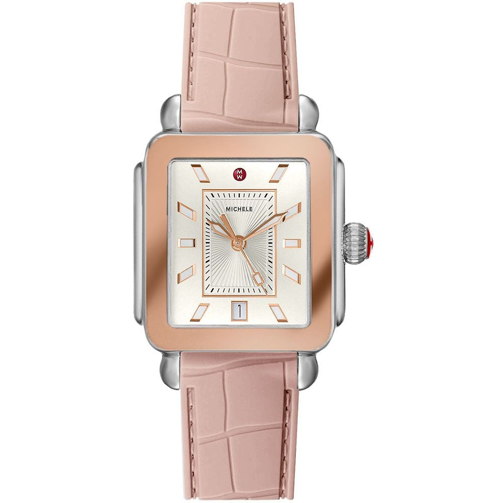 Deco Sport Two-Tone Pink Gold Watch