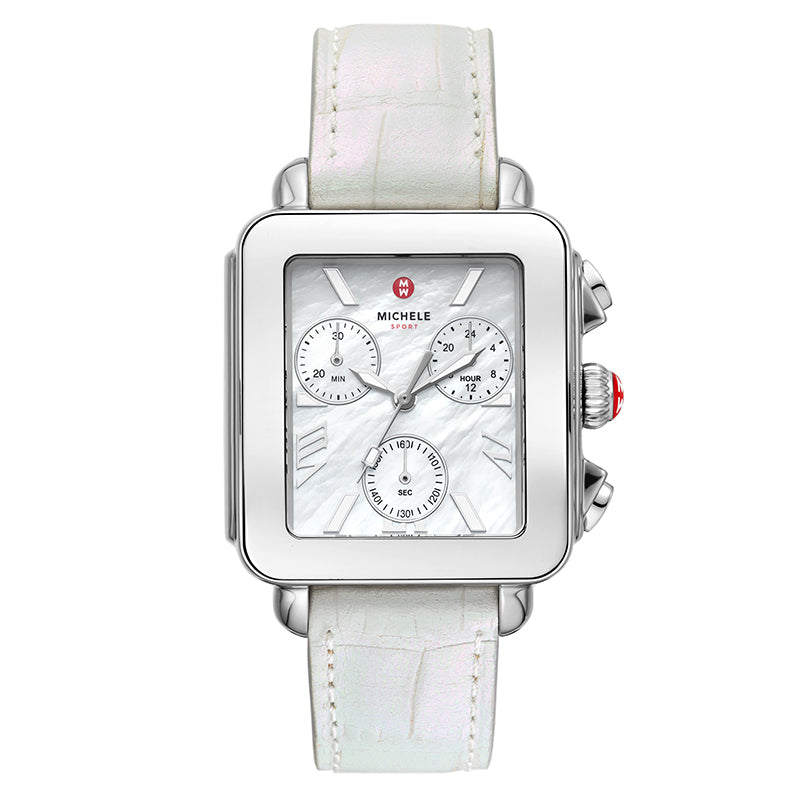 Michele Deco Sport Chronograph Stainless Steel Watch - MWW06K000066