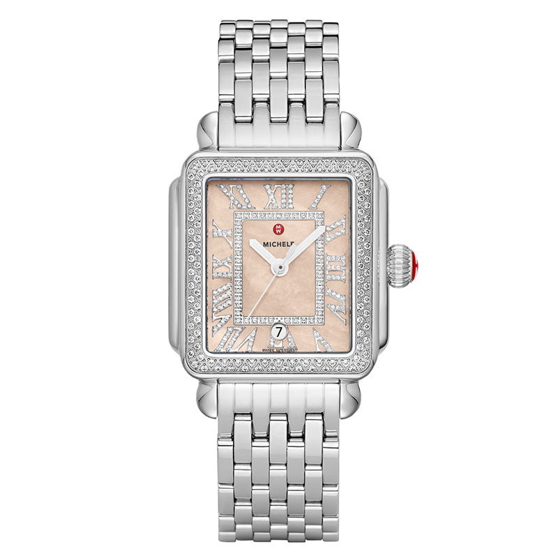Michele Deco Madison Stainless Steel Diamond Watch - MWW06T000267