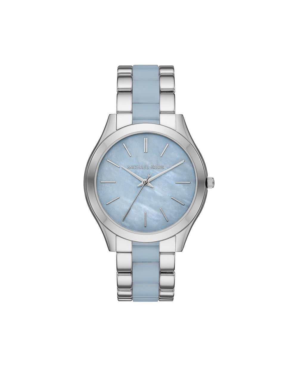 Slim Runway Watch (Blue/Silver)