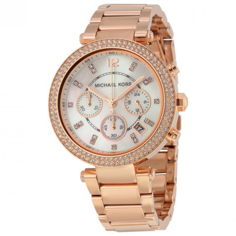 Parker Chronograph Watch (Rose-Gold)