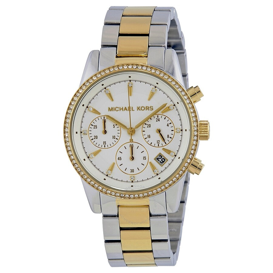 Ritz Chronograph Watch (Silver/Gold)