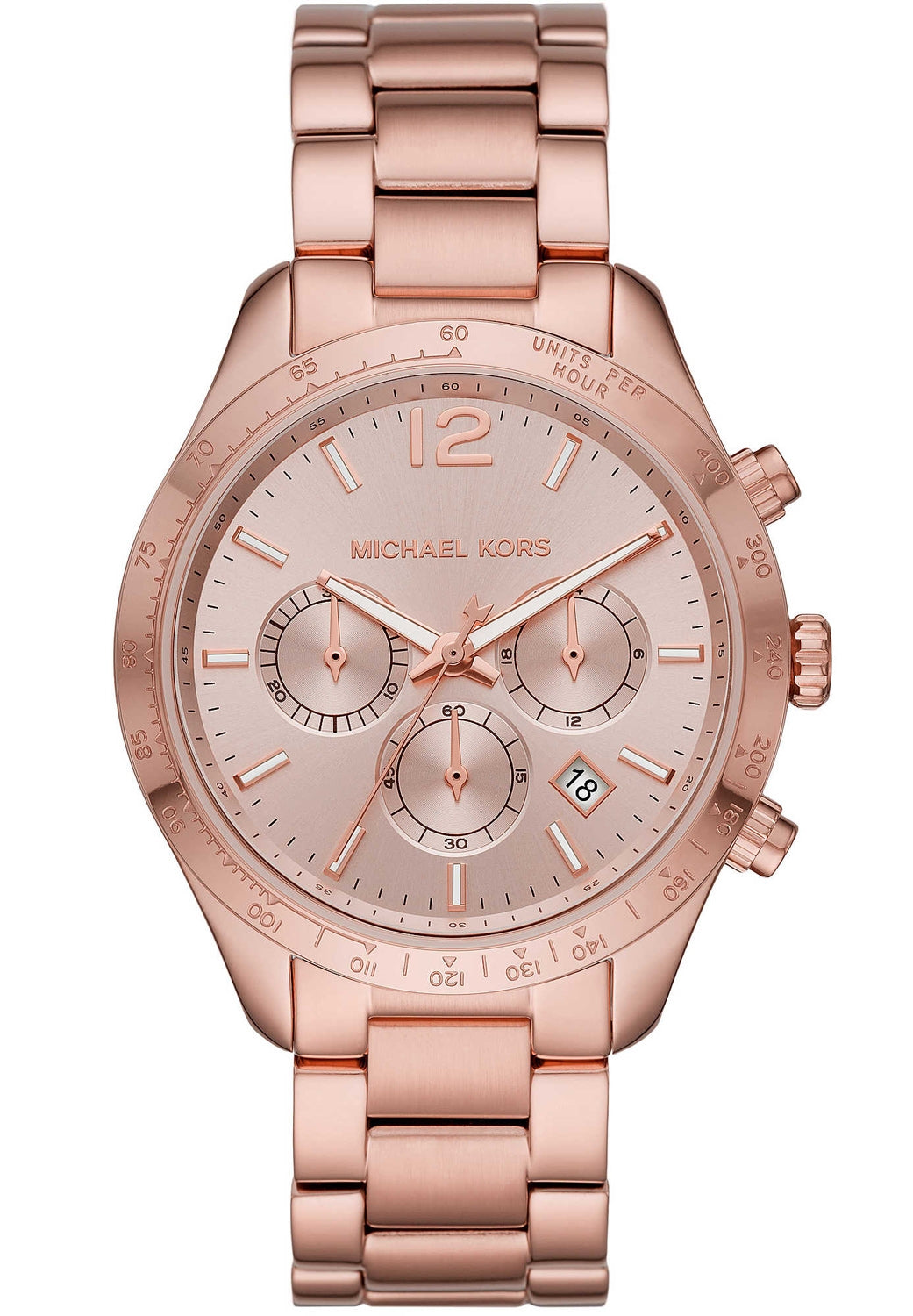 Layton Chronograph Watch (Rose-Gold)