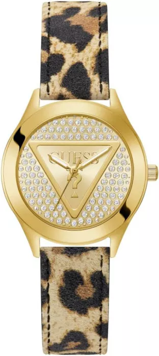 Guess® Analogue 'Glitz Plaque' Women's Watch GW0745L2