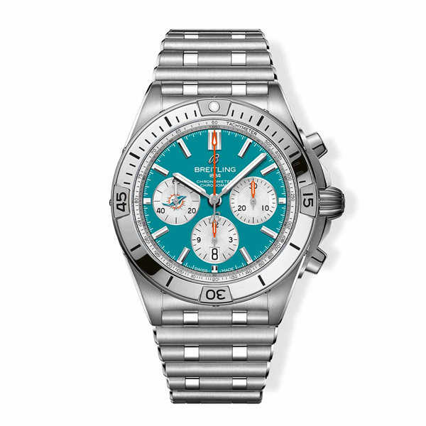 Breitling Chronomat B01 42 NFL Miami Dolphins Edition - AB01342B1L2A1