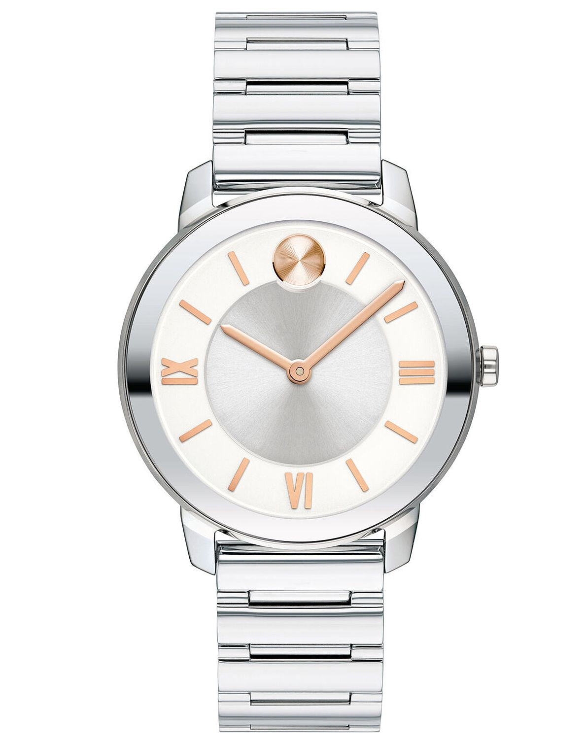 Movado BOLD Silver & White