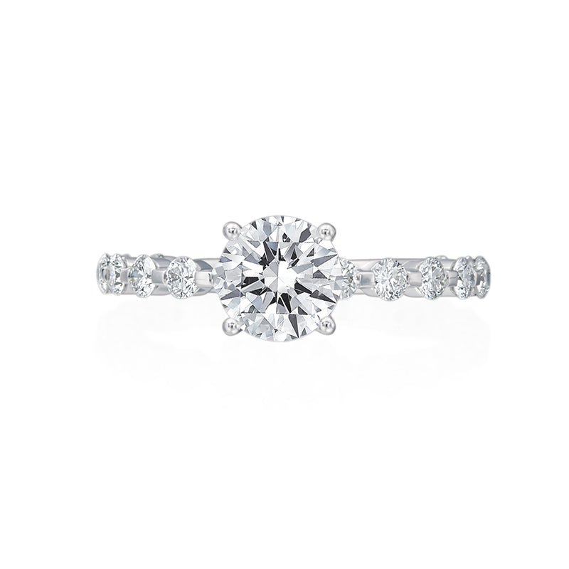Moyer Collection 18KW 0.65ctw Diamond Engagement Ring
