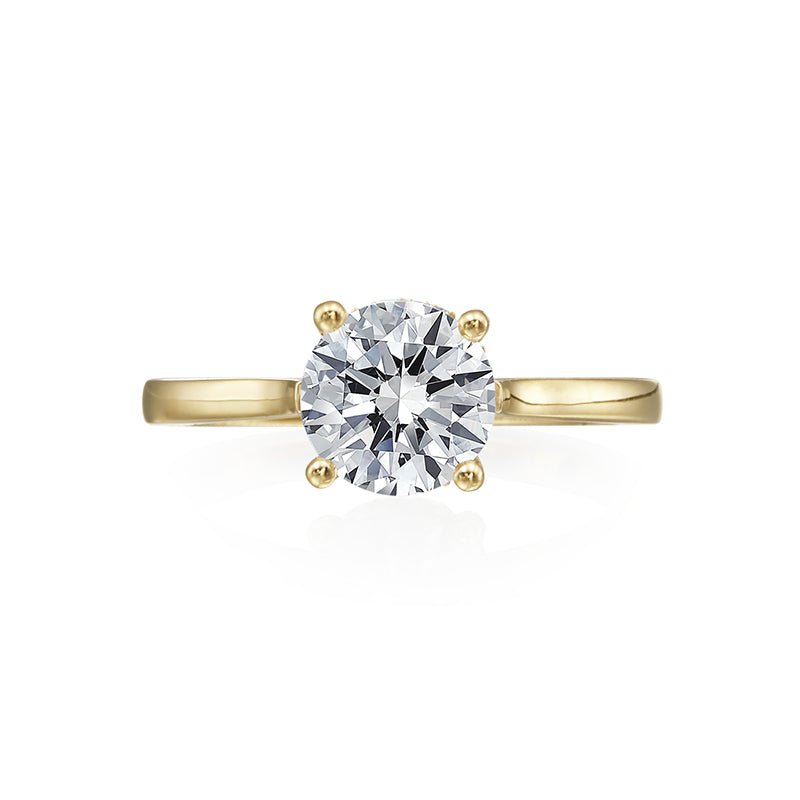 Moyer Collection 18KY 0.03tw Diamond Solitaire Engagement Ring Semi-Mounting- 364444