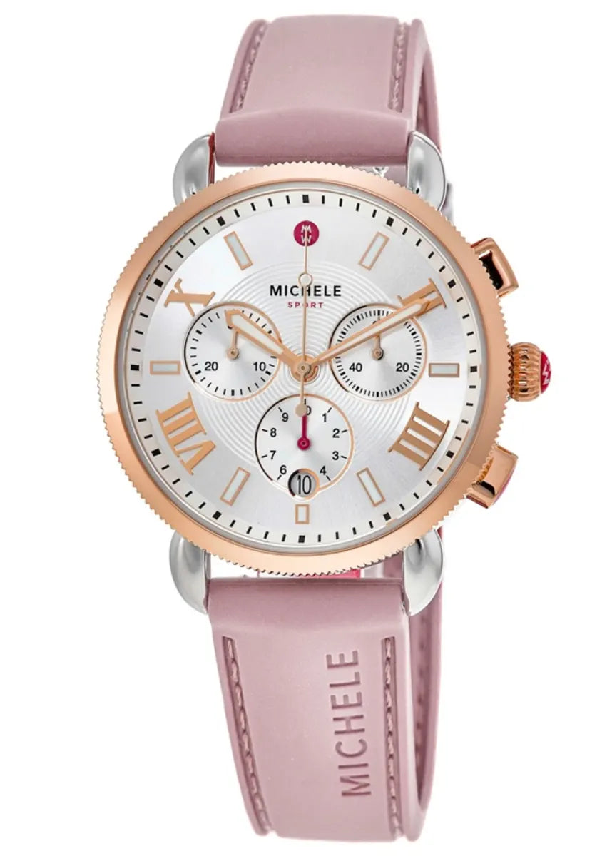 Sporty Sport Sail Two-Tone Pink Gold Watch