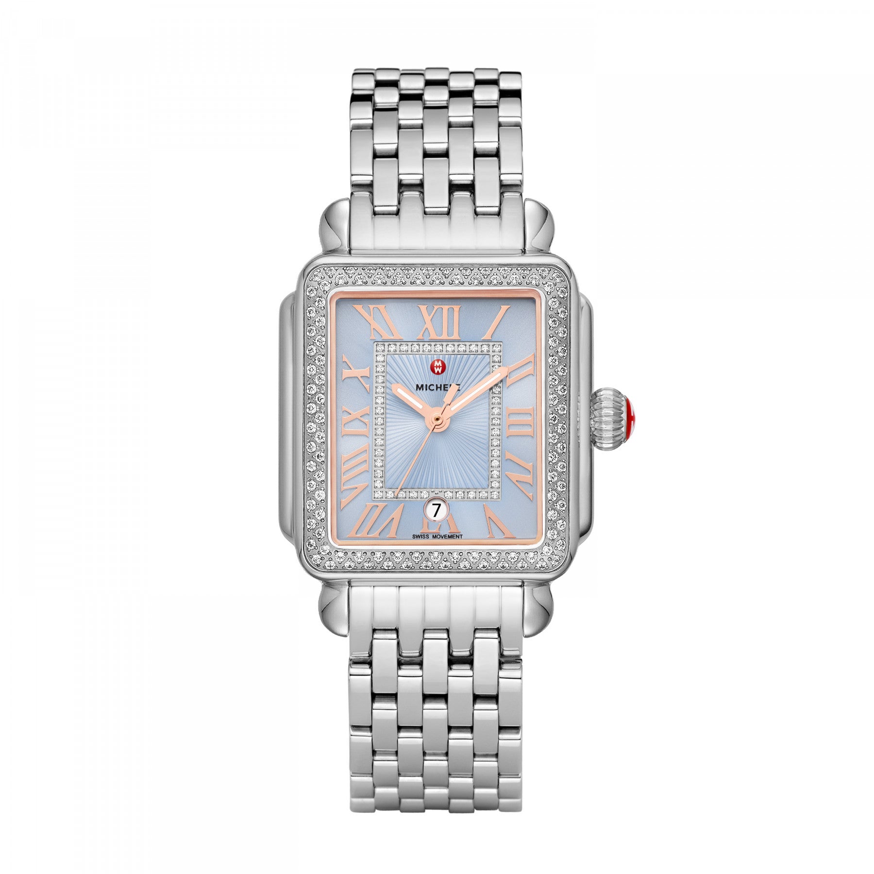 Madison Stainless Diamond Watch