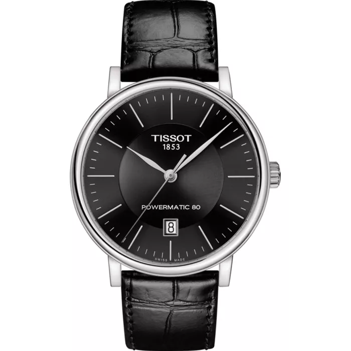 Tissot® Analogue 'Carson Premium Powermatic 80' Men's Watch T1224071605100
