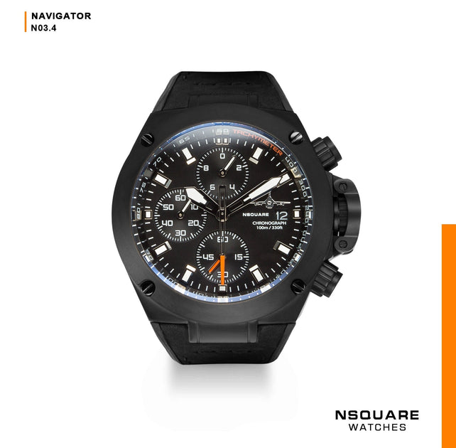 Nsquare Navigator Chrono 45mm Black