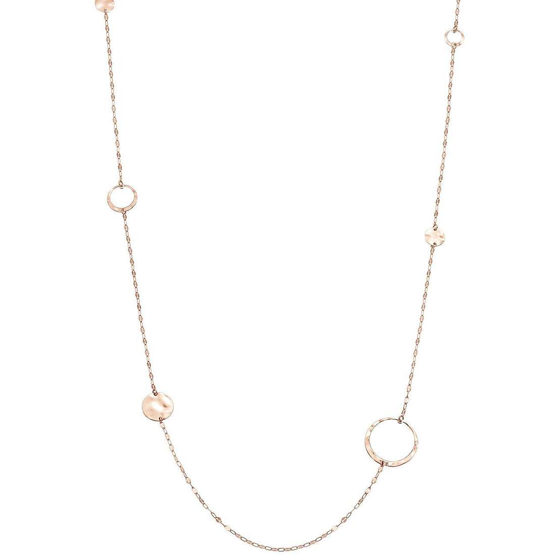 Luna Collection Rose Gold Long Necklace