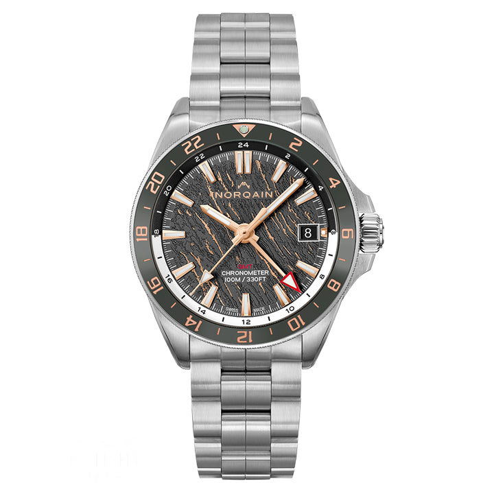 Norqain Adventure Neverest GMT Glacier 41mm Grey - NN1100SC3CG/G113