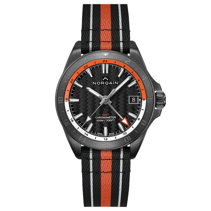 Norqain Adventure Neverest GMT 41mm DLC Sunset Orange - N1100.22B01.B03.B01