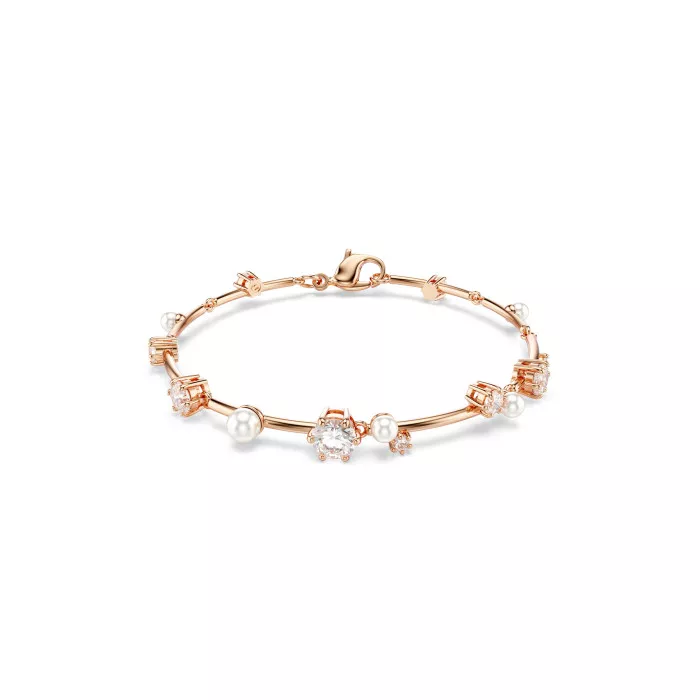 Swarovski® 'Constella Bars' Women's Gold Plated Metal Bracelet - Rose 5729505