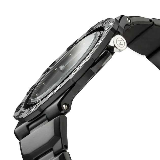 Nove Trident Ultra Slim E014-02 Black Silver*