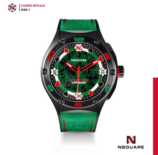 Nsquare Casino Royale Automatic 45mm Green Limited Edition