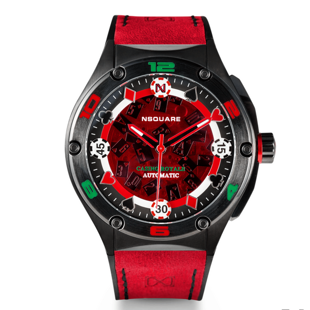 Nsquare Casino Royale Automatic 45mm Red Limited Edition