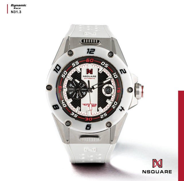 Nsquare Dynamic Race Automatic 46mm Ceramic White