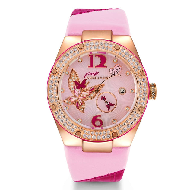 Nsquare Pink Gracefully Automatic 40mm Pink