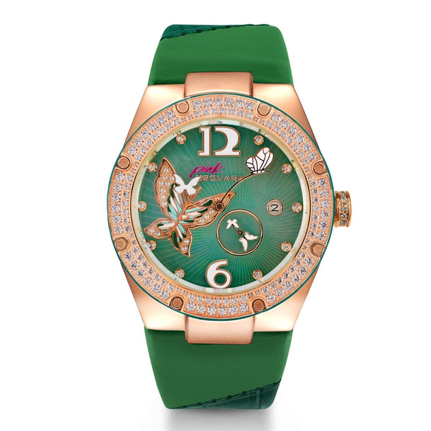 Nsquare Pink Gracefully Automatic 40mm Green