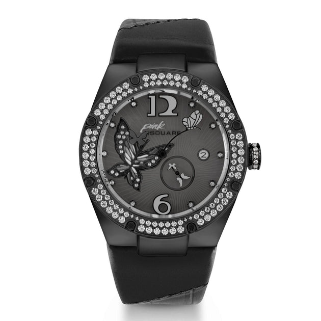 Nsquare Pink Gracefully Automatic 40mm All Black