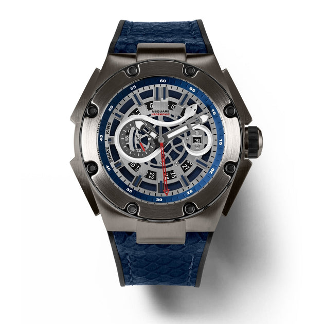 Nsquare SnakeKing Automatic 46mm Metal Gray Blue