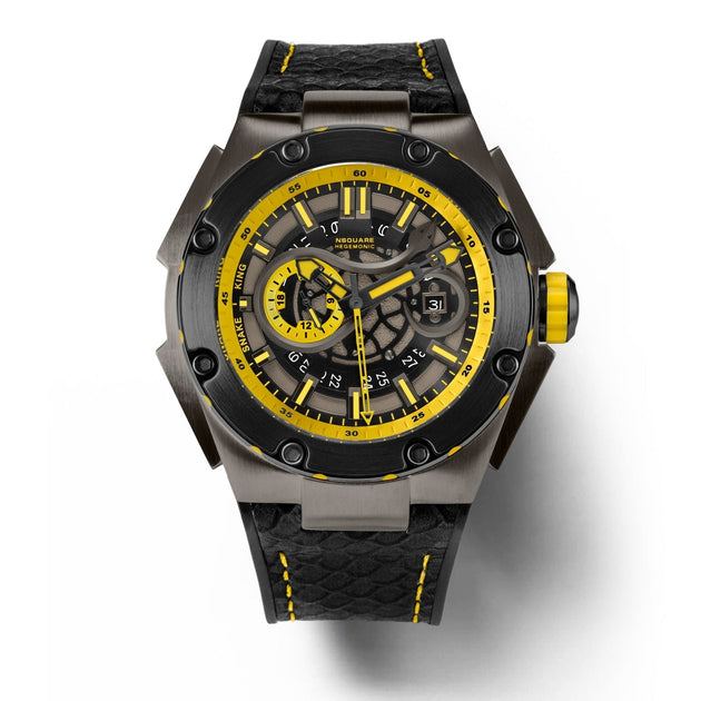 Nsquare SnakeKing Automatic 46mm Gray Yellow