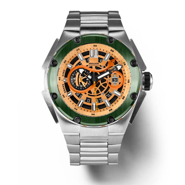 Nsquare SnakeKing Automatic 46mm Green Magic
