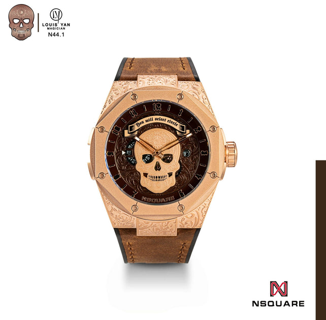 Nsquare The Magician Automatic 46mm Magic Rose Gold Brown Limited Edition
